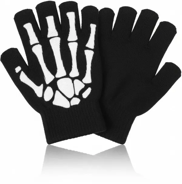 Black_Wool_Blend_Glove_For_Boys_&_Girls