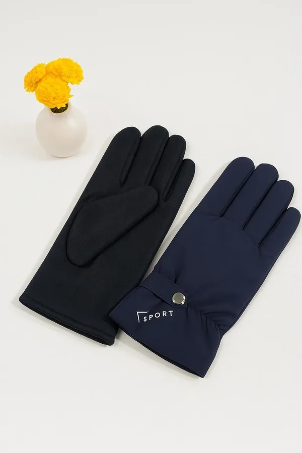 Navy_Polyester_Solid_Winter_Gloves_For_Men
