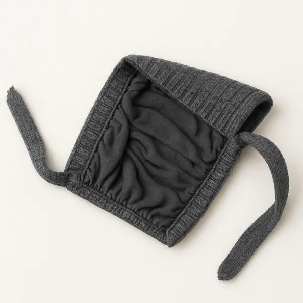 Grey_Wool_Blend_Cap_For_Boys_&_Girls