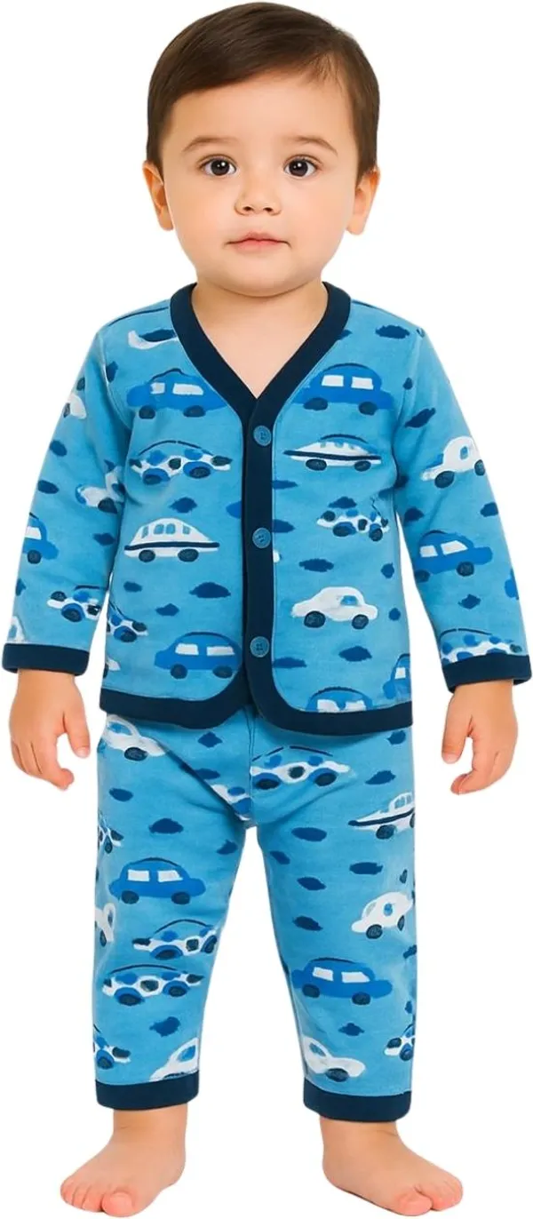 Blue_Cotton_Blend_Casual_Shirt_Pyjama_For_Baby_Boys_&_Baby_Girls