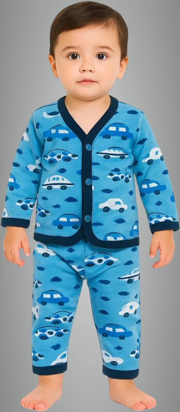 Blue_Cotton_Blend_Casual_Shirt_Pyjama_For_Baby_Boys_&_Baby_Girls