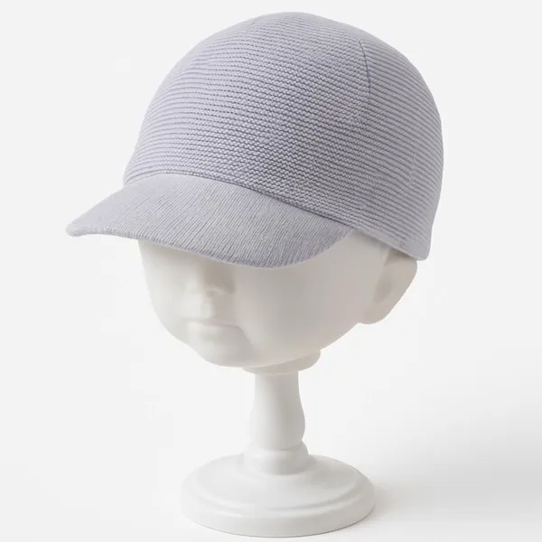 Grey_Cotton_Blend_Cap_For_Boys_&_Girls