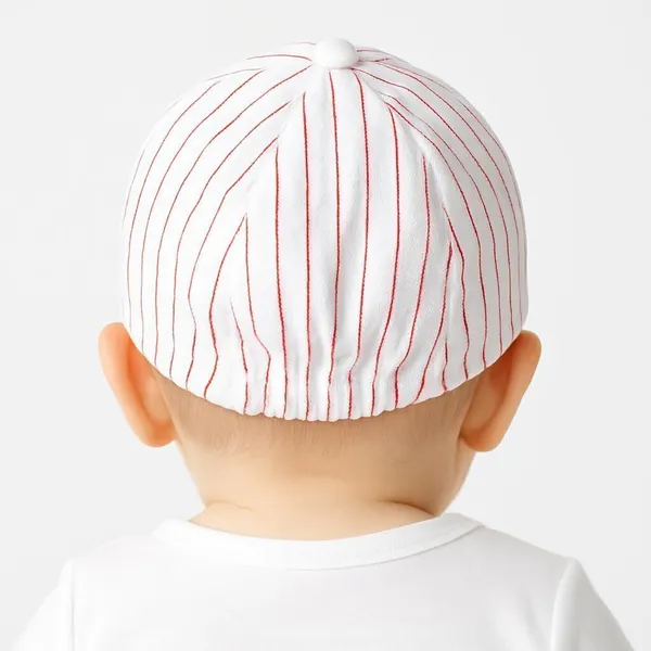White_Cotton_Blend_Cap_For_Boys_&_Girls