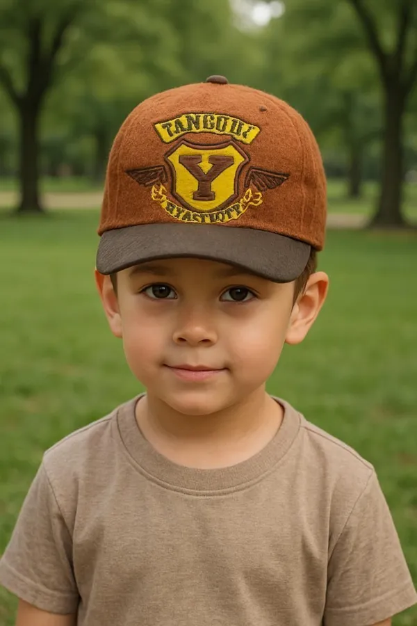 Brown_Wool_Blend_Cap_For_Boys_&_Girls