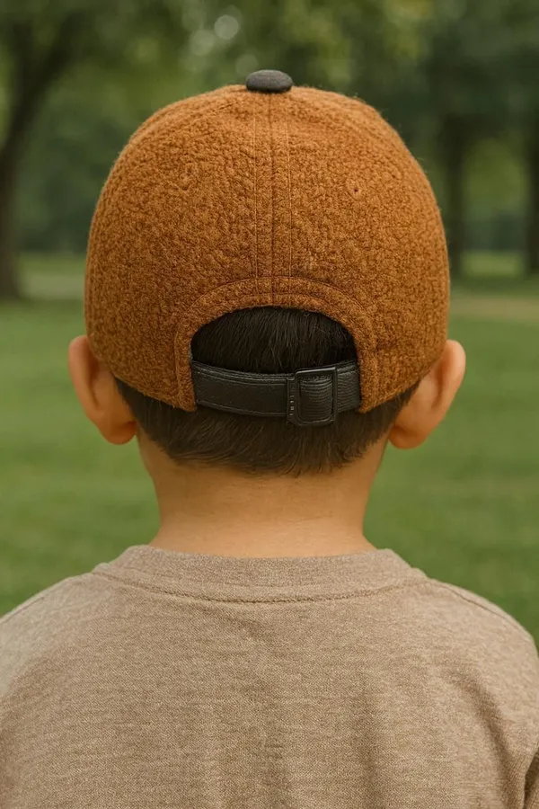 Brown_Wool_Blend_Cap_For_Boys_&_Girls