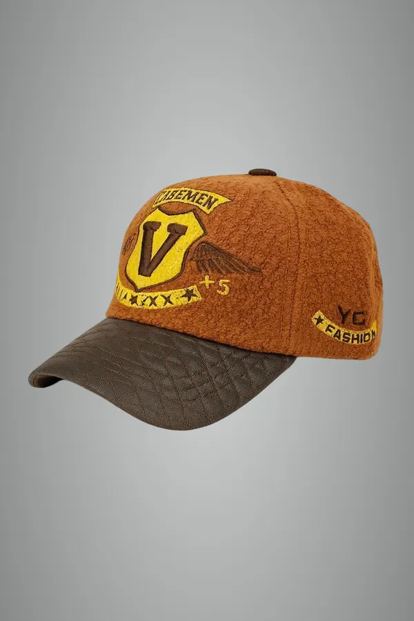 Brown_Wool_Blend_Cap_For_Boys_&_Girls