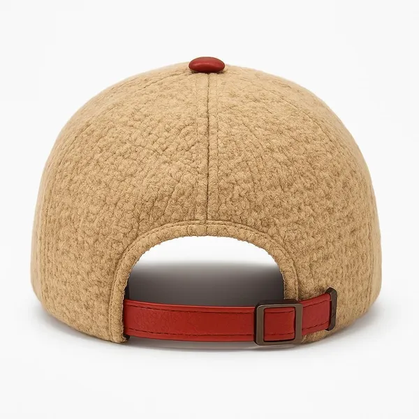 Orange_Wool_Blend_Cap_For_Boys_&_Girls