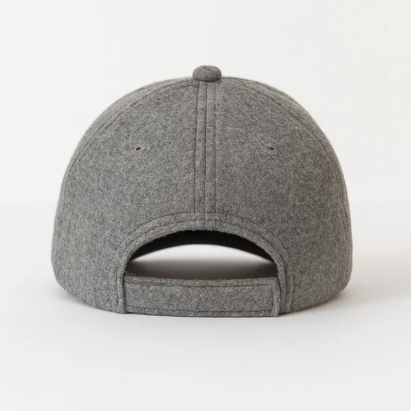 Grey_Wool_Blend_Cap_For_Boys_&_Girls