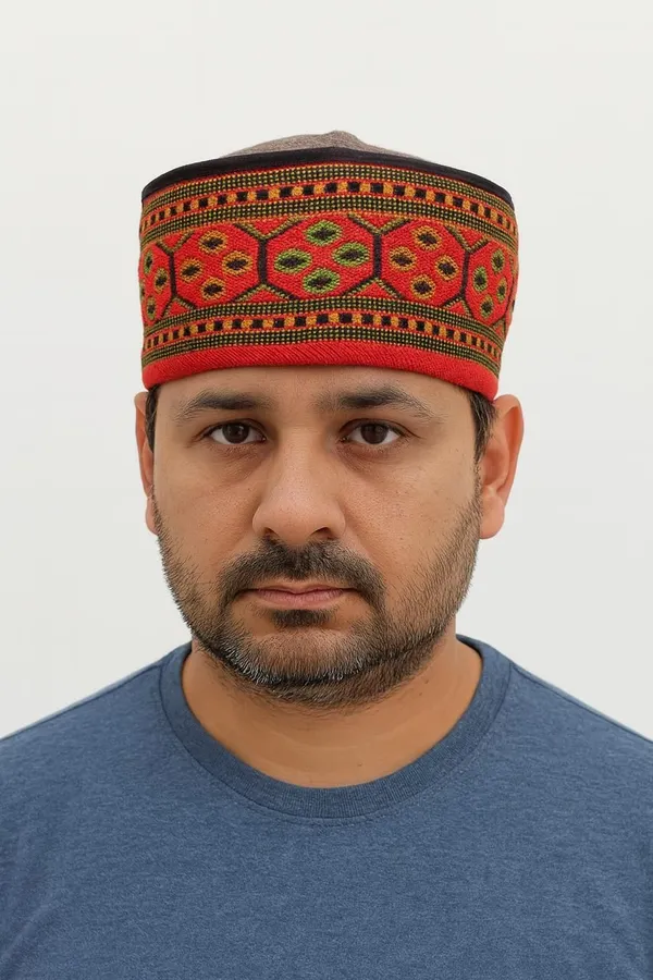 Multicolor_Wool_Printed_Skull_Cap_For_Men