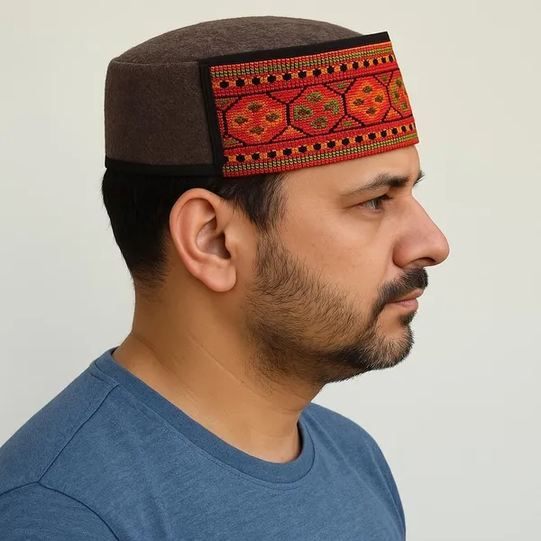 Multicolor_Wool_Printed_Skull_Cap_For_Men