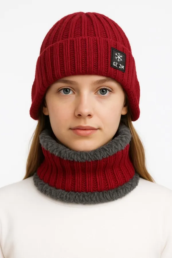 Maroon_Acrylic_Wool_Solid_Sports/Regular_Cap_For_Men_&_Women