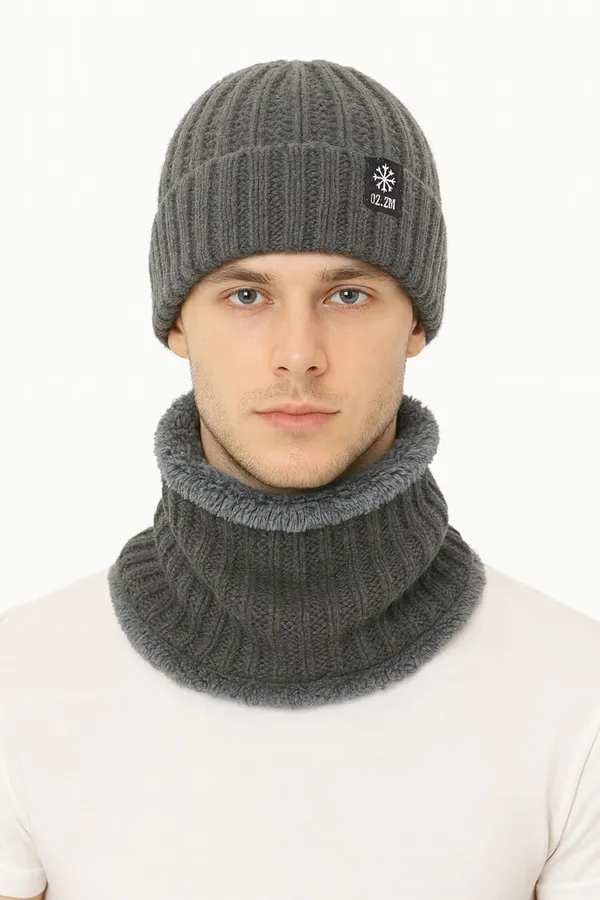 Grey_Acrylic_Wool_Solid_Sports/Regular_Cap_For_Men_&_Women