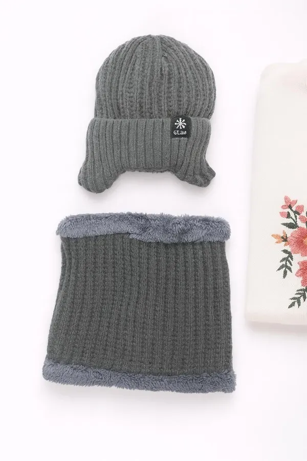 Grey_Acrylic_Wool_Solid_Sports/Regular_Cap_For_Men_&_Women