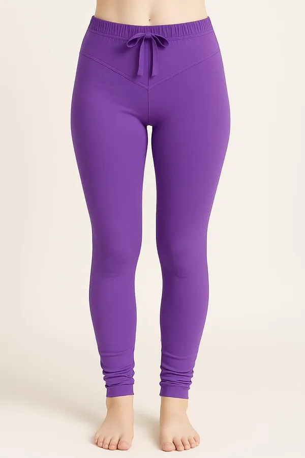 Purple_Cotton_Blend_Churidar_Western_Wear_Legging_For_Women