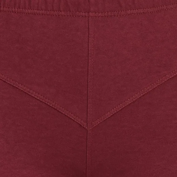 Maroon_Cotton_Blend_Churidar_Western_Wear_Legging_For_Women