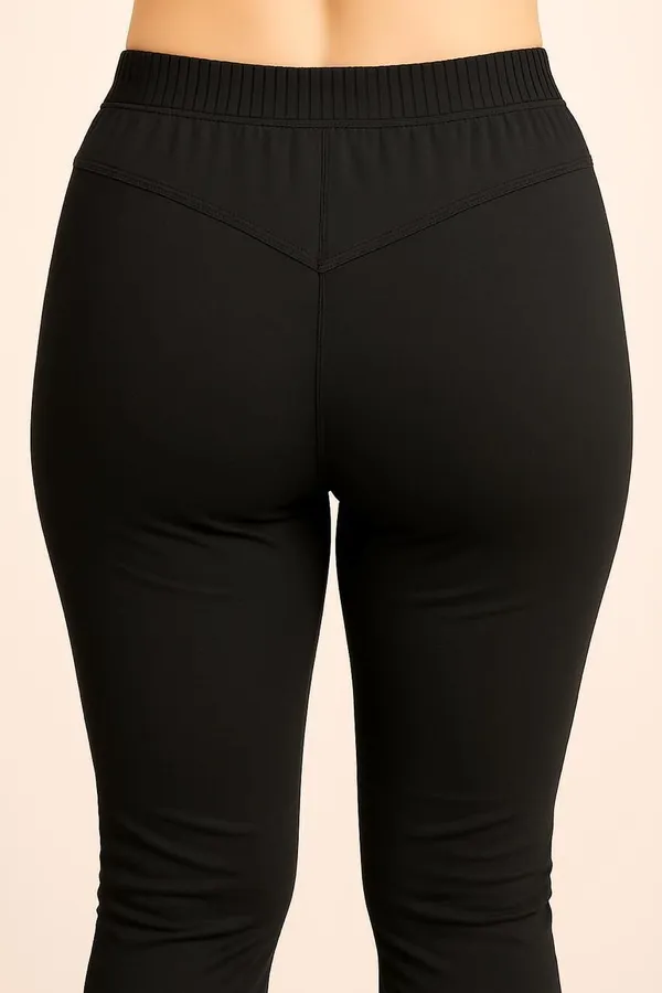 Black_Cotton_Blend_Churidar_Western_Wear_Legging_For_Women