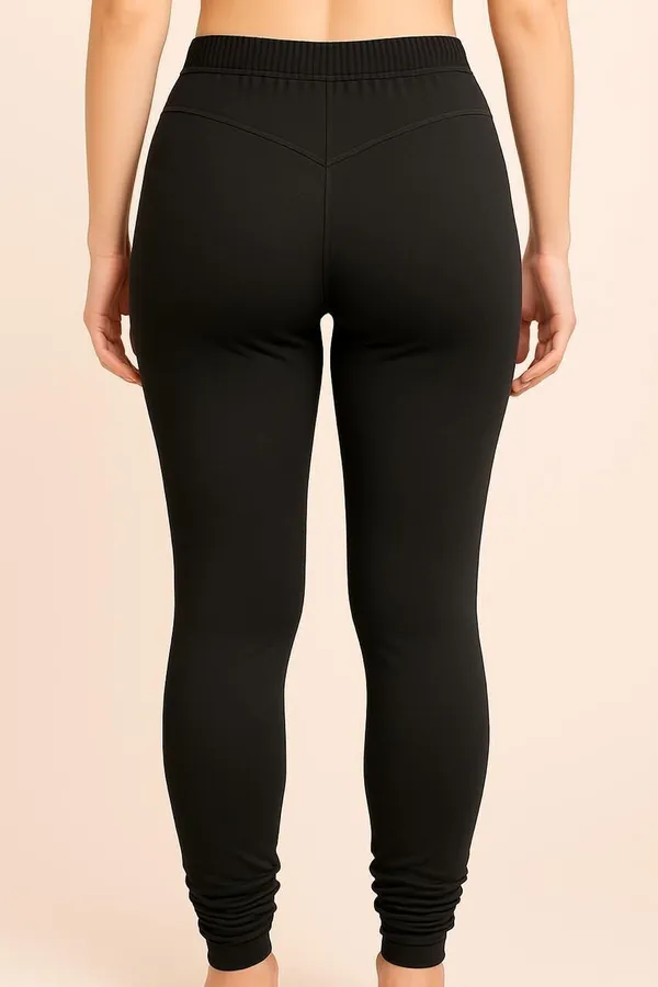 Black_Cotton_Blend_Churidar_Western_Wear_Legging_For_Women