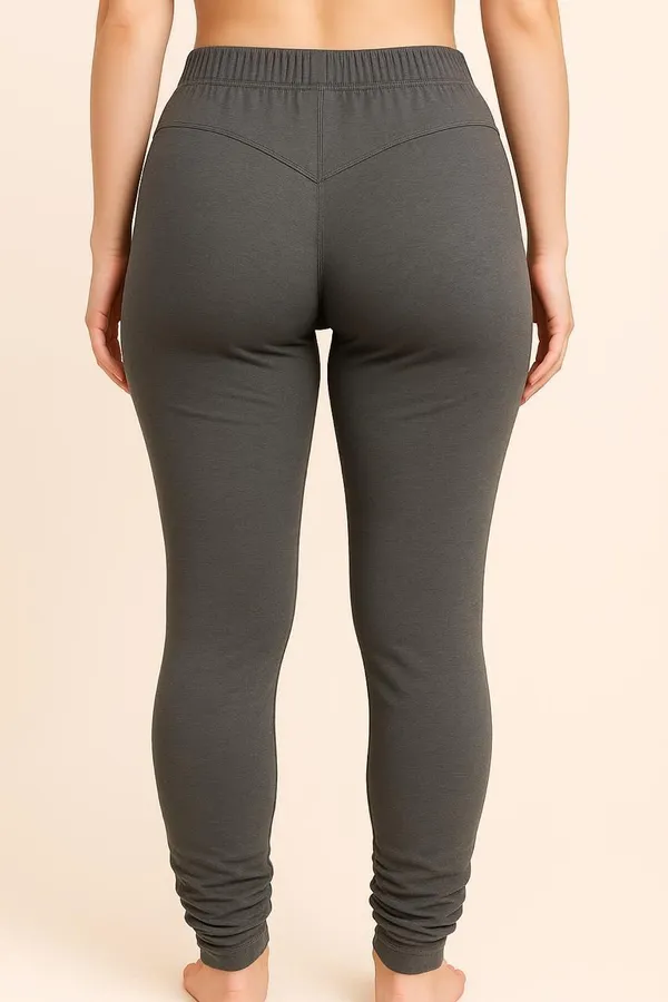 Grey_Cotton_Blend_Churidar_Western_Wear_Legging_For_Women