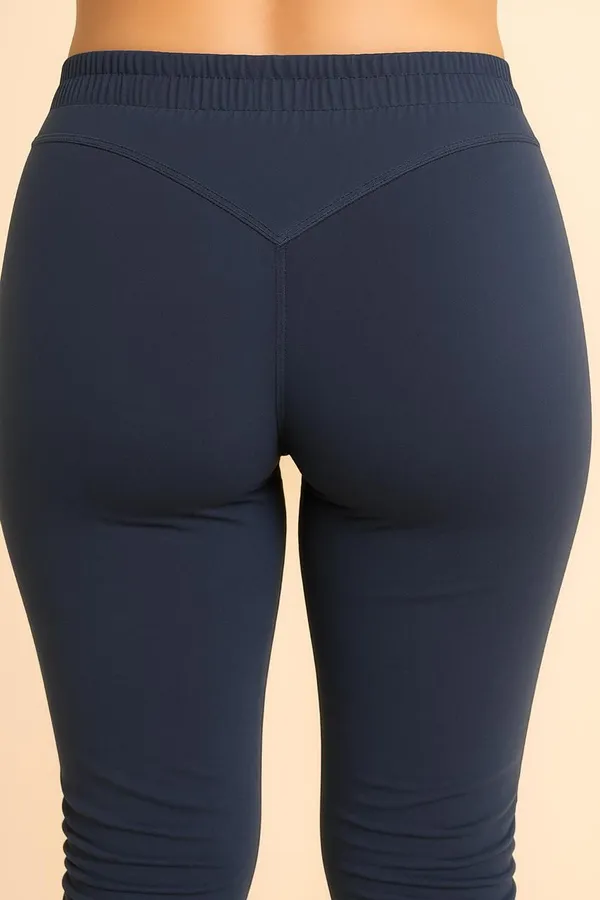 Dark_Blue_Cotton_Blend_Churidar_Western_Wear_Legging_For_Women