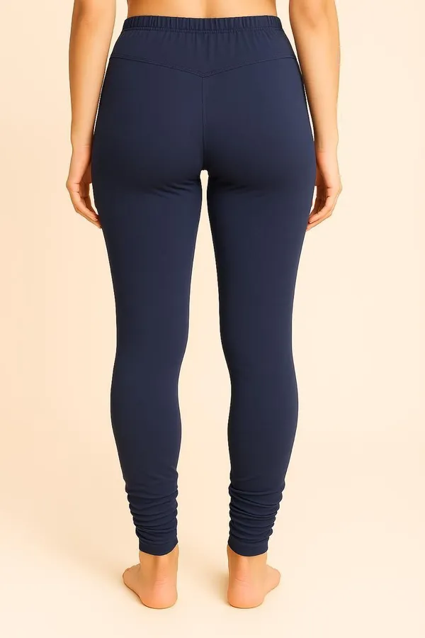 Dark_Blue_Cotton_Blend_Churidar_Western_Wear_Legging_For_Women
