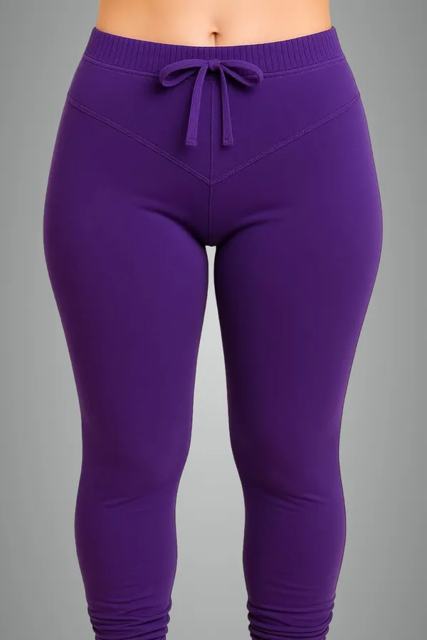 Purple_Cotton_Blend_Churidar_Western_Wear_Legging_For_Women