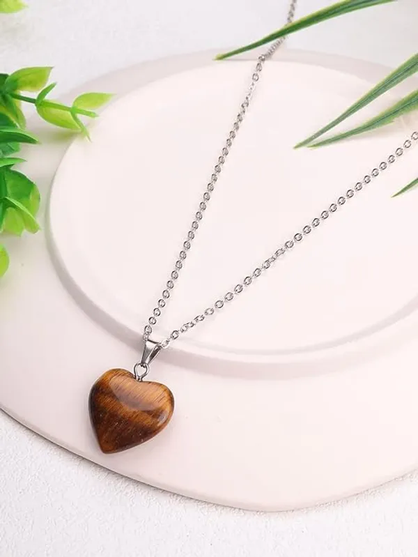 Brown_Tiger_Eye_Stone_Heart_Shape_Pendant_For_Unisex