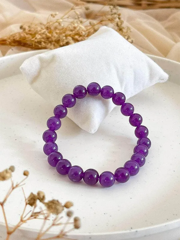 Purple_Natural_Amethyst_Faceted_Stone_Bracelet_For_Unisex