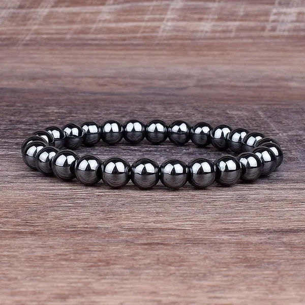 Grey_Hematite_Stone_Crystal_Healing_Bracelet_For_Unisex