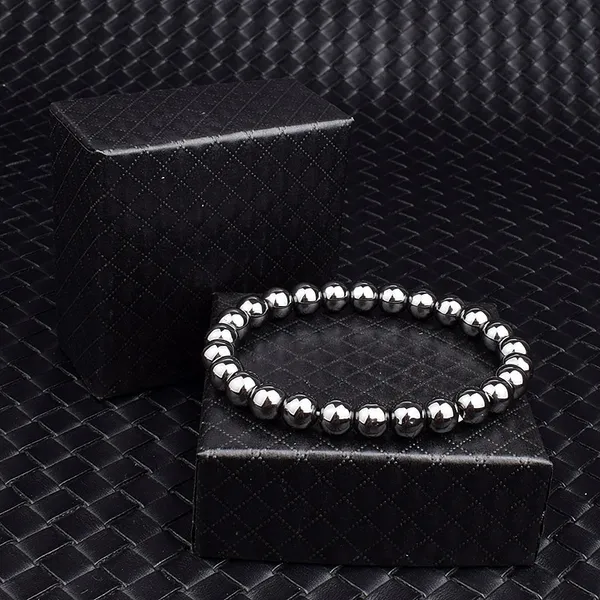 Grey_Hematite_Stone_Crystal_Healing_Bracelet_For_Unisex