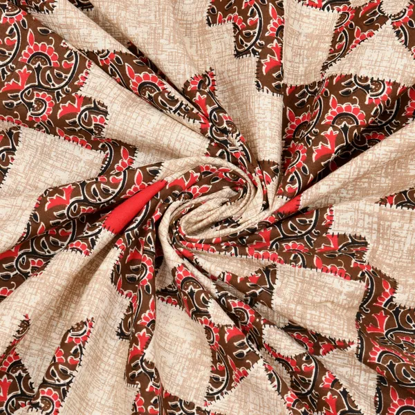 JAMG_Soft_Cotton_Bedsheet_with_Pillow_Covers_for_Double_Size_Bed_|_Printed_Comfortable_Bedding_Set_|_Smooth_Breathable_Fabric_|_Elegant_Home_Furnishing__AZRAK_STAR_Multi-Color_45