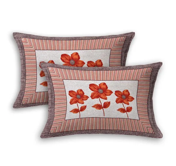 Soothing_Floral_Cotton_Bedsheet_Set_in_Olive_Gray_Tones