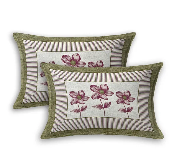 Elegant_Floral_Print_Cotton_Bedsheet_Set_with_Matching_Pillow_Covers