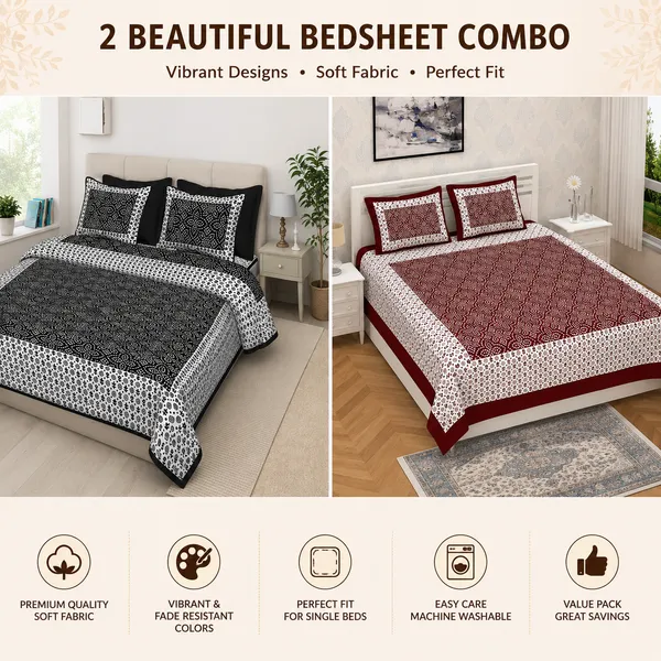 Premium_Cotton_Bedsheet_Combo_–_Buy_2_Sets_@_₹1049_Only