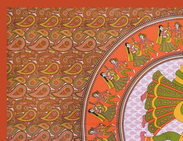 Orange_Soft_Cotton_Printed_Bedsheet_With_Pillow_Covers_For_Single_Size_Bed_(90_X_63_X_15_Inch)