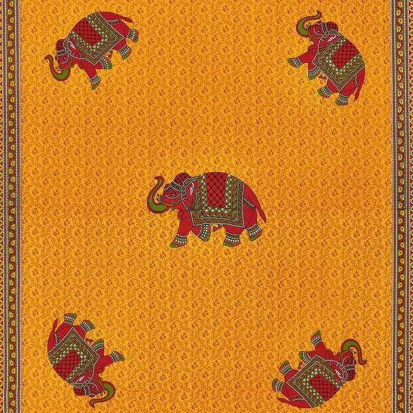 Yellow_Soft_Cotton_Printed_Bedsheet_With_Pillow_Covers_For_Double_Size_Bed_(100_X_90_X_17_Inch)