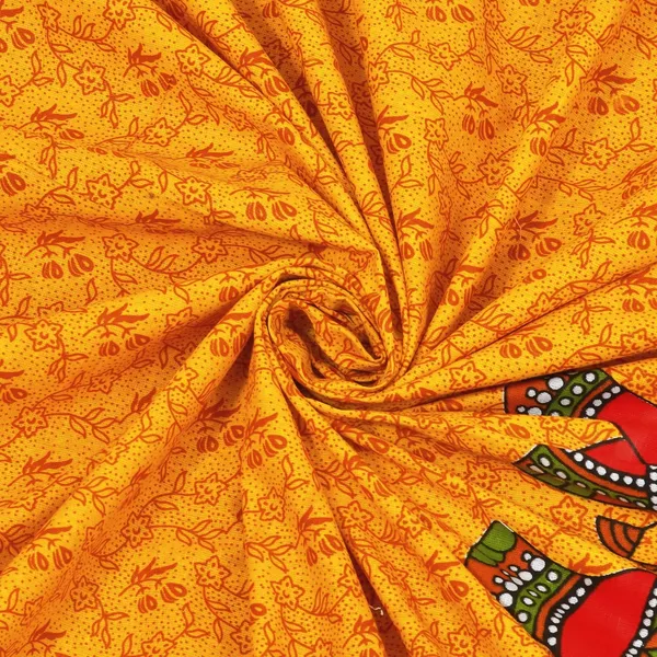Yellow_Soft_Cotton_Printed_Bedsheet_With_Pillow_Covers_For_Double_Size_Bed_(100_X_90_X_17_Inch)
