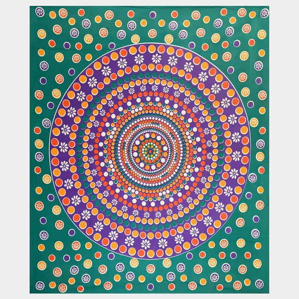 Dark_Green_Soft_Cotton_Printed_Bedsheet_With_Pillow_Covers_For_Double_Size_Bed_(100_X_90_X_17_Inch)