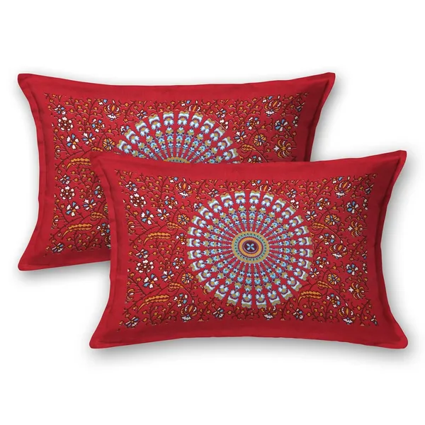 Red_Soft_Cotton_Printed_Bedsheet_With_Pillow_Covers_For_Double_Size_Bed_(100_X_90_X_17_Inch)