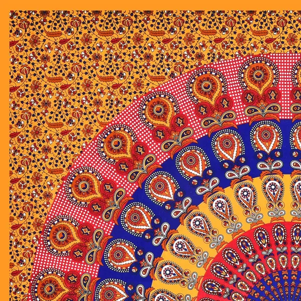 Yellow_Soft_Cotton_Printed_Bedsheet_With_Pillow_Covers_For_Double_Size_Bed_(100_X_90_X_17_Inch)
