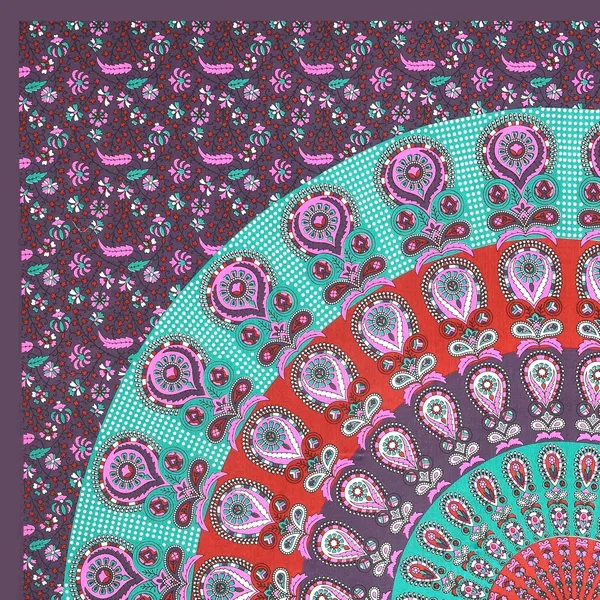 Dark_Purple_Soft_Cotton_Printed_Bedsheet_With_Pillow_Covers_For_Double_Size_Bed_(100_X_90_X_17_Inch)