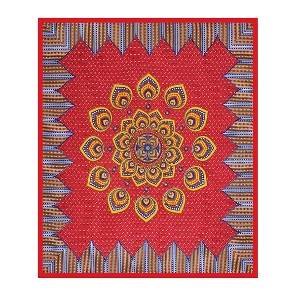 Red_Soft_Cotton_Printed_Bedsheet_With_Pillow_Covers_For_Double_Size_Bed_(100_X_90_X_17_Inch)