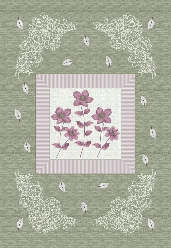 Dull_Green_Soft_Cotton_Printed_Bedsheet_With_Pillow_Covers_For_Single_Size_Bed_(90_X_63_X_15_Inch)