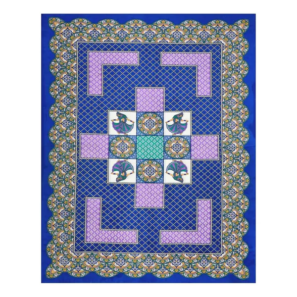 Royal_Blue_Soft_Cotton_Printed_Bedsheet_With_Pillow_Covers_For_Single_Size_Bed_(90_X_63_X_15_Inch)