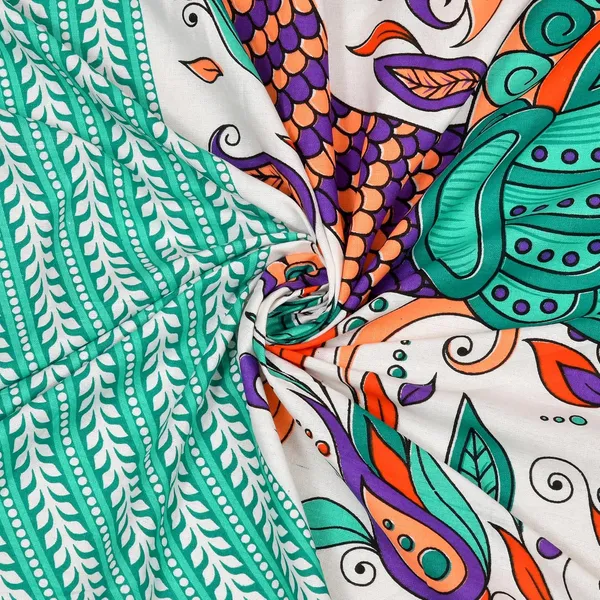 Green_Soft_Cotton_Printed_Bedsheet_With_Pillow_Covers_For_Double_Size_Bed_(100_X_90_X_17_Inch)