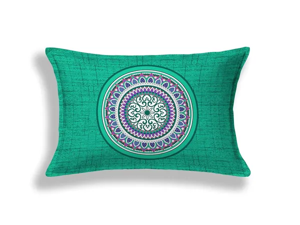 Green_Soft_Cotton_Printed_Bedsheet_With_Pillow_Covers_For_Single_Size_Bed_(90_X_63_X_15_Inch)