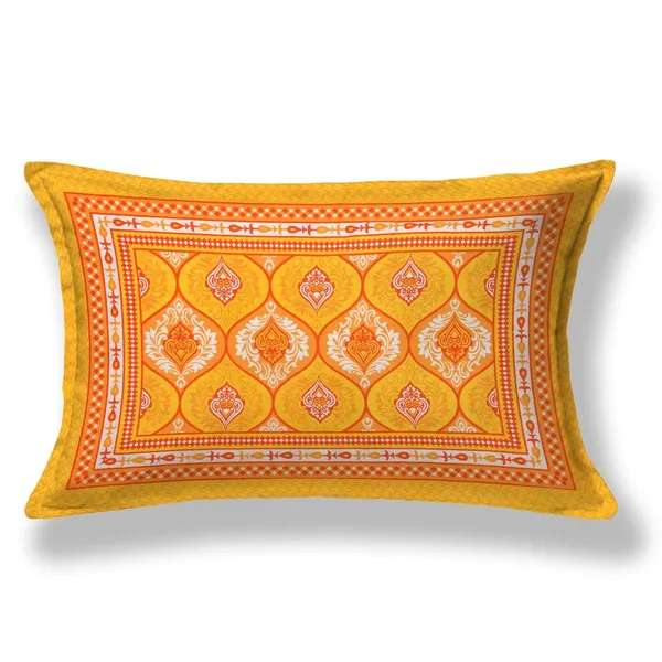 Yellow_Soft_Cotton_Printed_Bedsheet_With_Pillow_Covers_For_Single_Size_Bed_(90_X_63_X_15_Inch)