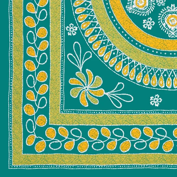 Green_Soft_Cotton_Printed_Bedsheet_With_Pillow_Covers_For_Single_Size_Bed_(90_X_63_X_15_Inch)