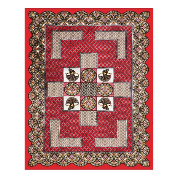 Red_Soft_Cotton_Printed_Bedsheet_With_Pillow_Covers_For_Single_Size_Bed_(90_X_63_X_15_Inch)