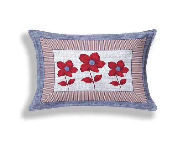Light_Purple_Soft_Cotton_Printed_Bedsheet_With_Pillow_Covers_For_Single_Size_Bed_(90_X_63_X_15_Inch)