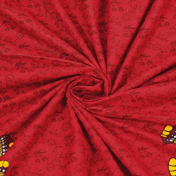 Red_Soft_Cotton_Printed_Bedsheet_With_Pillow_Covers_For_Double_Size_Bed_(100_X_90_X_17_Inch)